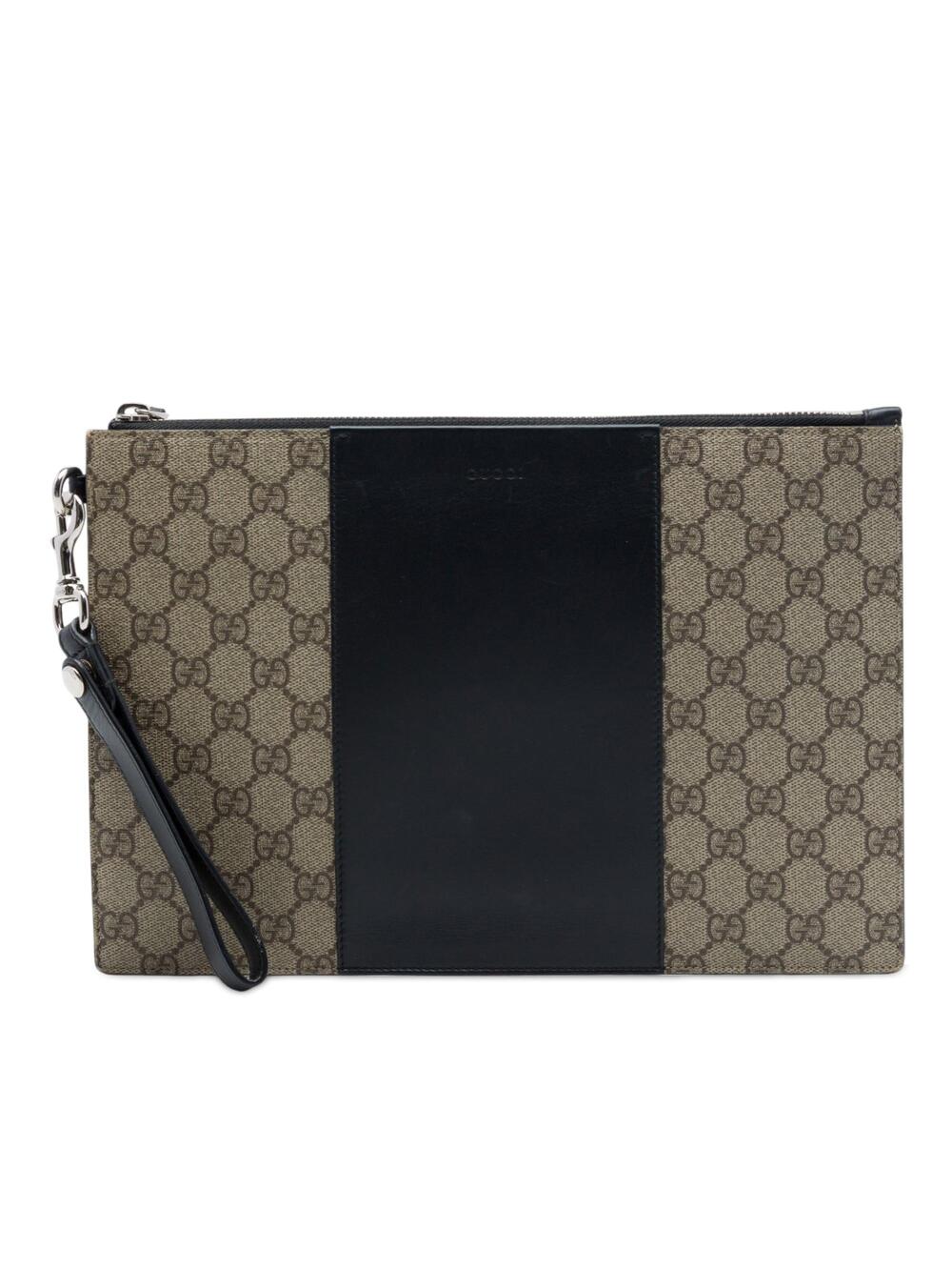 Gucci Double Web Belt Bag Gg Coated #367966G73B